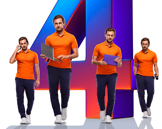 Великолепная четверка Ростелеком в&nbsp;садовый массив № 9